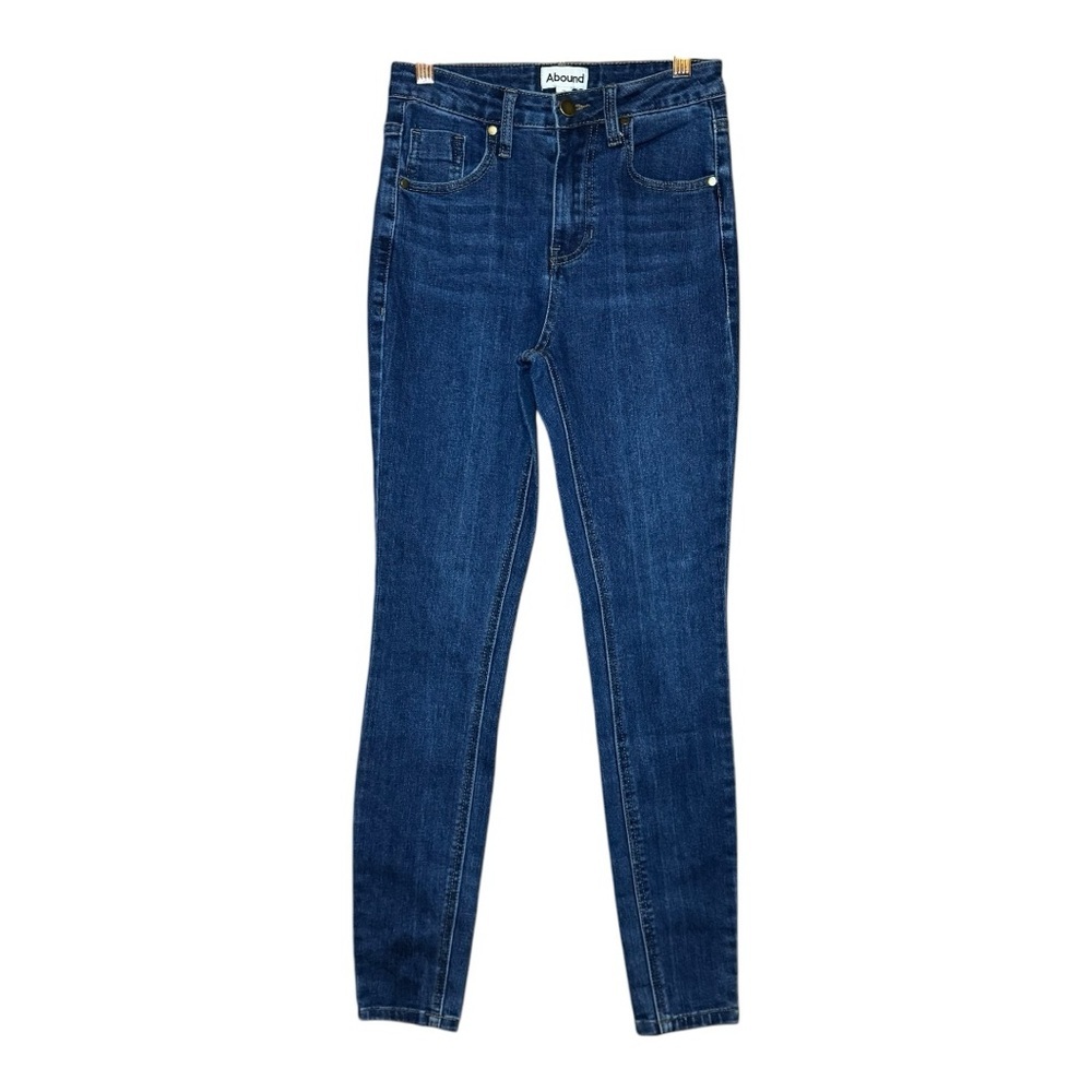ABOUND Blue Cotton Blend High-Rise Skinny Jean Size 25